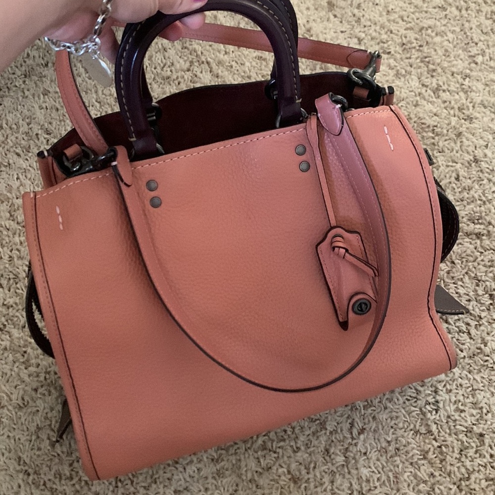 Pink Coach Rogue Bag in Perfect condition!